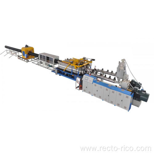 HDPE PP Double wall corrugated pipe extrusion line